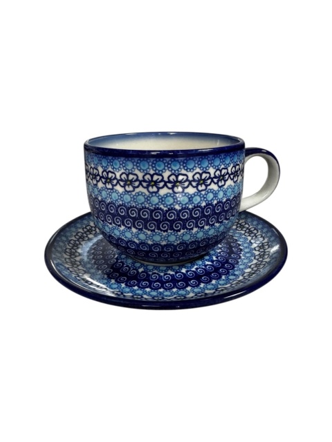 Filiżanka ze spodkiem JUMBO 500 ml