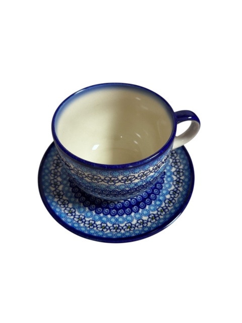 Filiżanka ze spodkiem JUMBO 500 ml